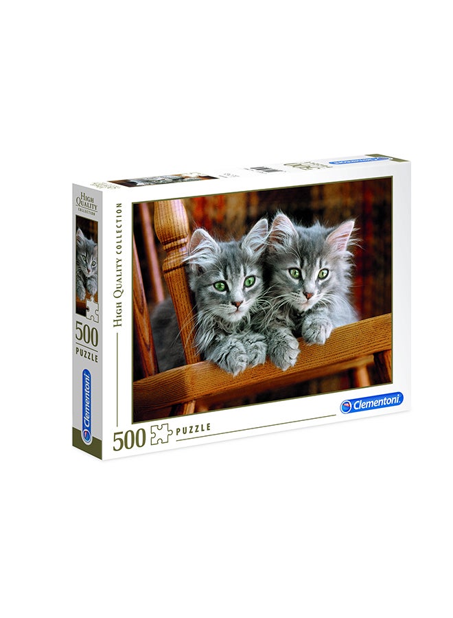 Clementoni Puzzle High Quality Collection Kittens 500 Pieces - Image 1
