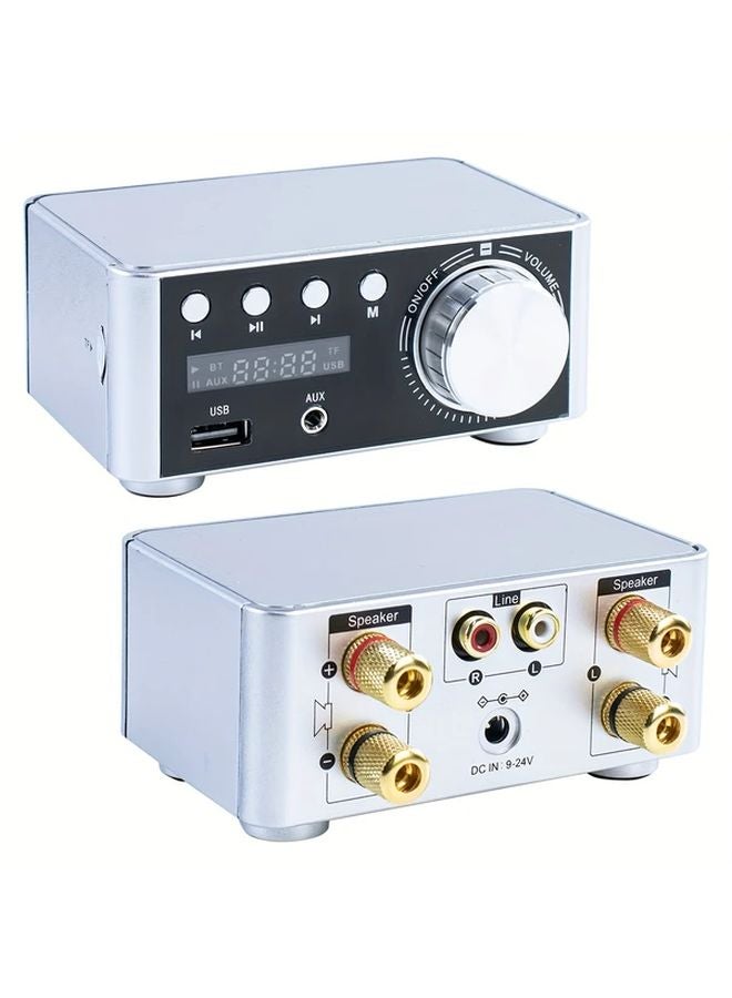 Simli Color Mini Hi Fi Class D 80W 80W Amplifier Wireless 5 0 Stereo Power Amplifier For Home Car Tablet PC - Image 2