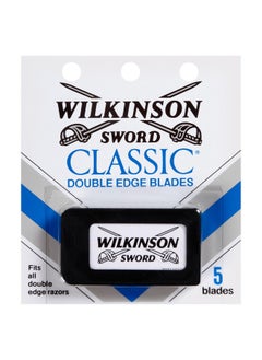 WILKINSON Wilkinson Sword Double Edge Razor Blade Refills for Men - 5 Count  - Image 1