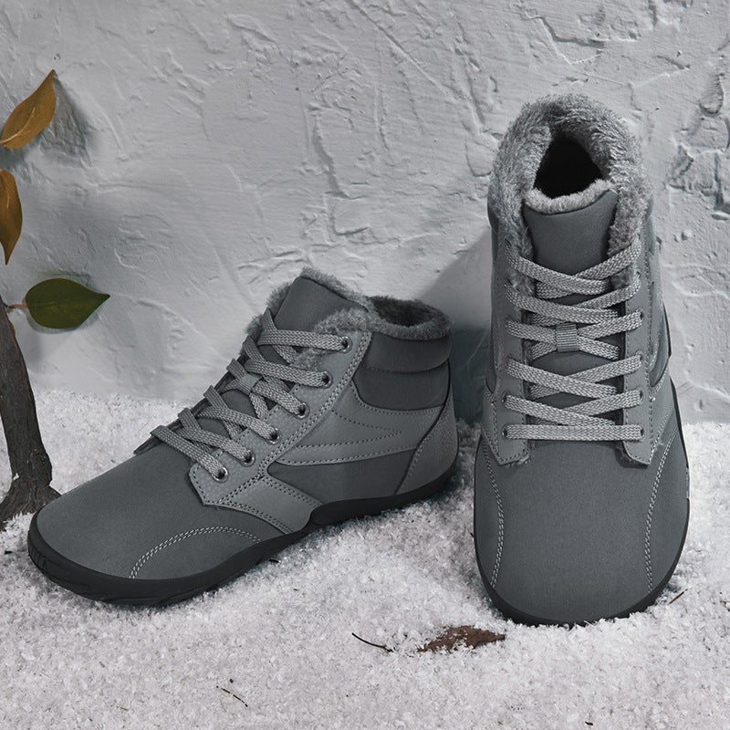 Snow Boots for Men and Women, Fleece-Lined Warm Men''s Boots, Men''s Outdoor Five-Finger Waterproof Cotton Shoes, Hiking Shoes, Winter Warm Boots - Image 3