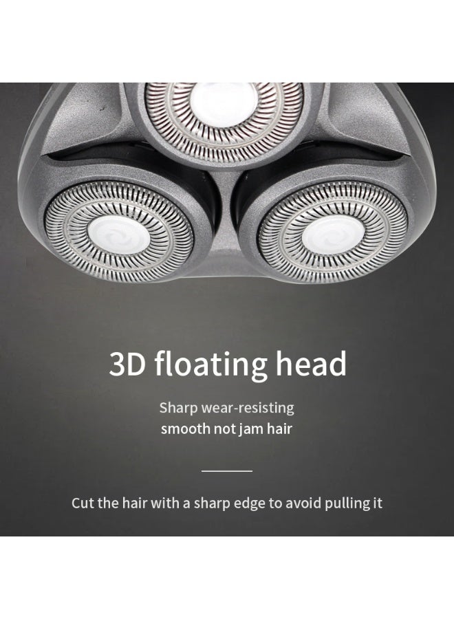 روزيابلس ماكينة ROZIA PRO HT9540 الكهربائية، المصممة لحماية البشرة وتوفير أداء احترافي كل يوم. تأتي الماكينة برأس أداة عائم ثلاثي الأبعاد يتحرك للأعلى والأسفل ويتيح ثلاثة رؤوس للحلاقة بسلاسة دون شد أو تهيّج للبشرة.  شبكة الشفرات الدقيقة - Image 2