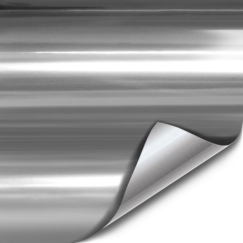 VViViD Silver Mirror Chrome SelfAdhesive Vinyl Wrap Film 15ft x 5ft