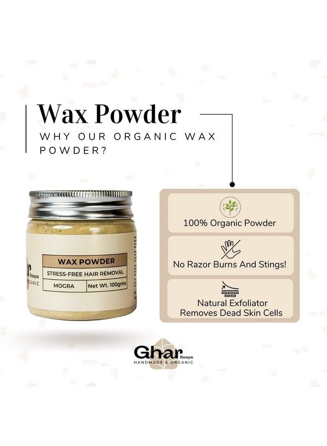 Ghar soaps Organic Wax Hair Removal Powder (100 Gm) And Organic Hair Color For Men & Women (40 Gm) Combo Pack - Image 5