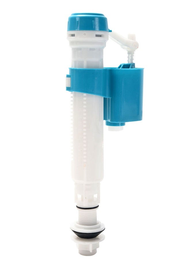 LAWAZIM Toilet Fill Valve - Adjustable Height Bottom Inlet Cistern Valve Replacement, Silent Water Saving Easy to Install Repair Kit with Rubber Sealing Gasket & Refill Tube for Toilet Tanks - Green - Image 2