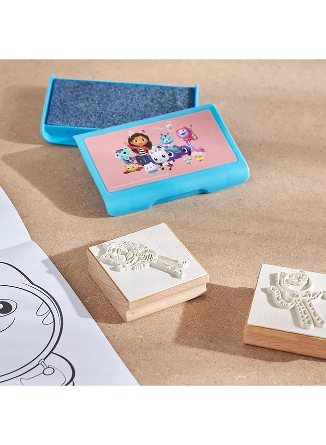 MULTIPRINT Frozen 36 Felt Tip Pens Set  36 Felt Pens, 3 Stamps, 1 Ink Pad And 1 Coloring Book (Packaging may vary) - Image 4