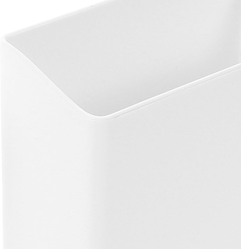 Generic 2pcs Wall Mounted Toothbrush Holders and Toothbrush Dispenser Set, No Drilling Bathroom Storage Organizer and Family, White Plastic, Small and Large Sizes for Shower and Vanity - Image 3