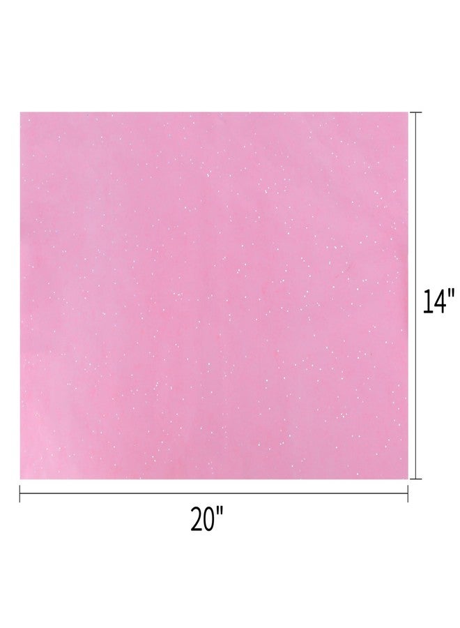 SUNCOLOR 120 Sheets 20"x14" Pink Tissue Paper for Gift Bags Packaging Glitter Art Tissue Paper for Crafts - Image 3
