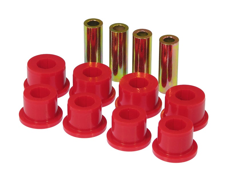 Prothane Leaf Spring Bushing Kit, Front, Polyurethane/Steel, Red/Zinc Oxide, GM Fullsize Truck/Van 1999-2009 - Image 4