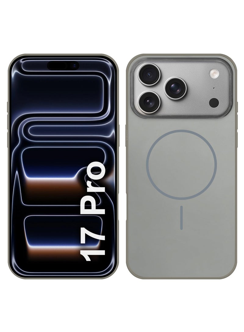 Premium Glossy Case Cover for iPhone 17 Pro - Hard TPU Case Cover - Slim Fit Design and Full Edge Coverage - Natural Titanium - Image 1