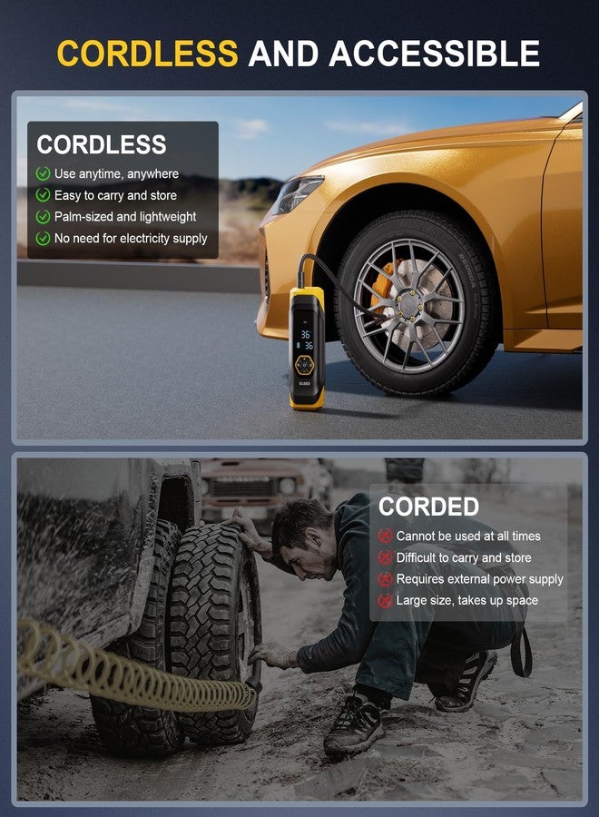 Olgeo M9 Tire inflator 180 PSI & 25000mAh - Image 4