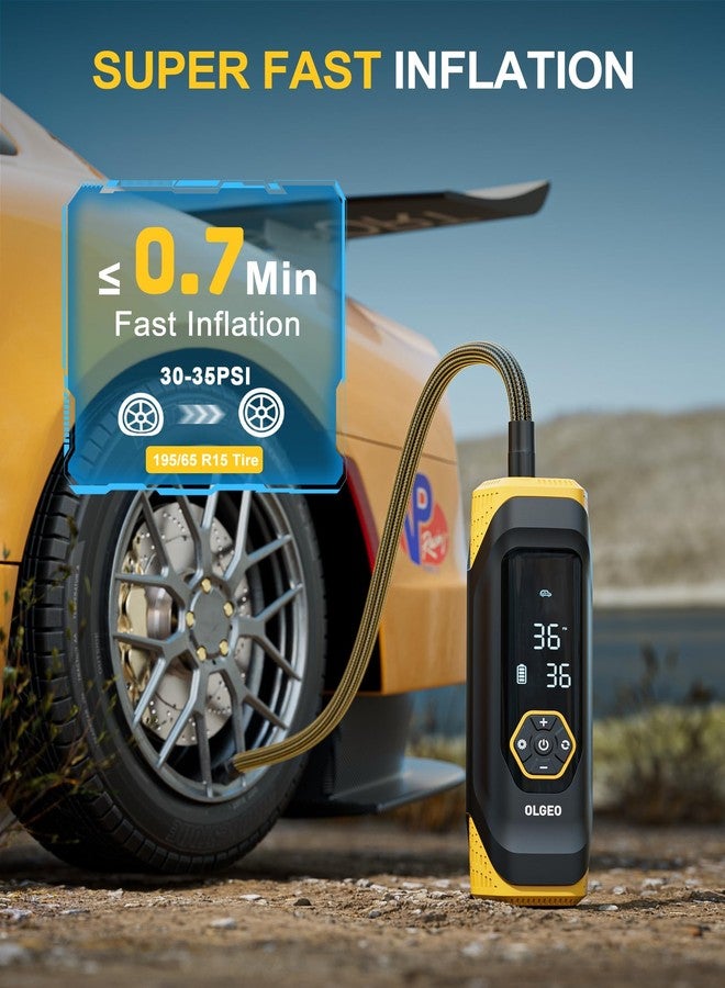 Olgeo M9 Tire inflator 180 PSI & 25000mAh - Image 5