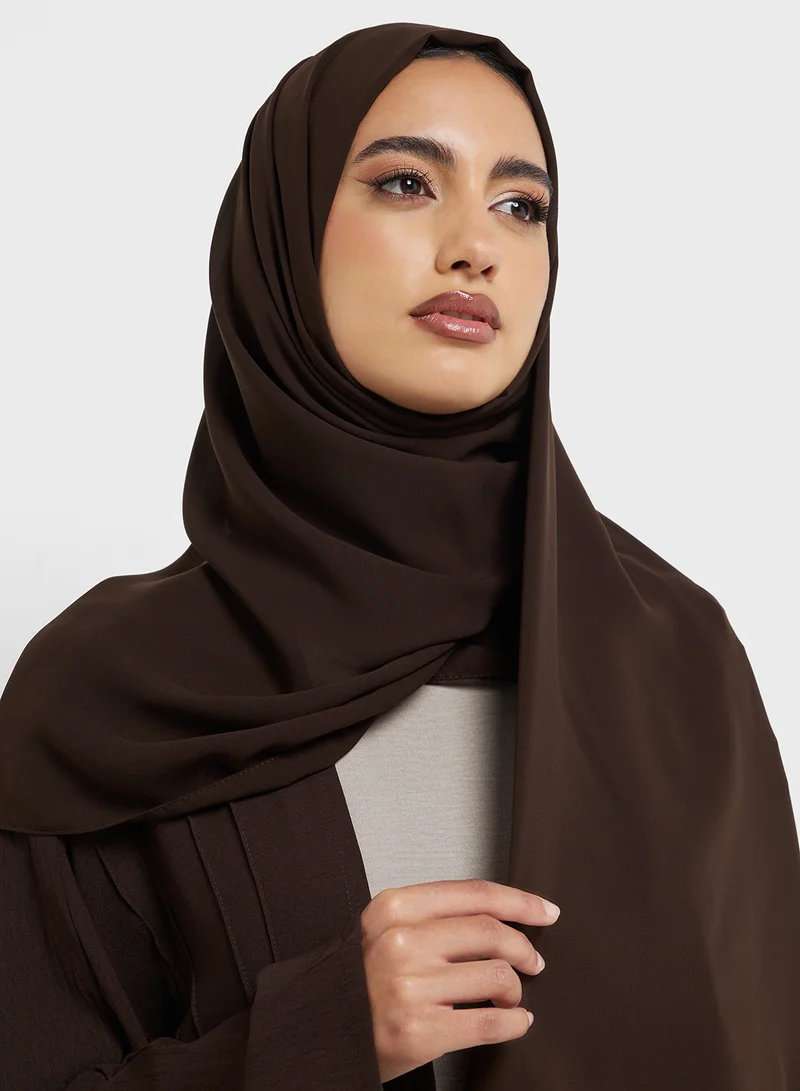 hayas closet Embellished Abaya with Sheila