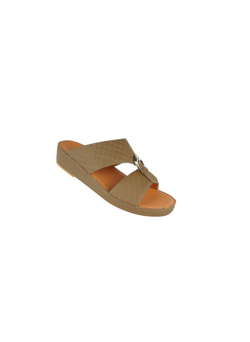 barjeel uno Barjeel Boys Arabic Sandals Olive - Image 1