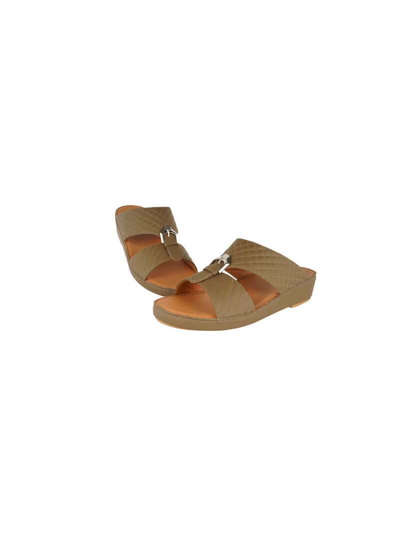 barjeel uno Barjeel Boys Arabic Sandals Olive - Image 2