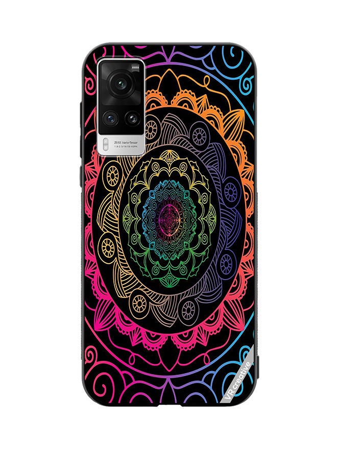 VR CREATIVE Protective Case Cover For Vivo X60 Pro Mandala Design Multicolour - Image 1