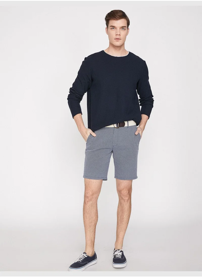 كوتون Pocket Detailed Shorts