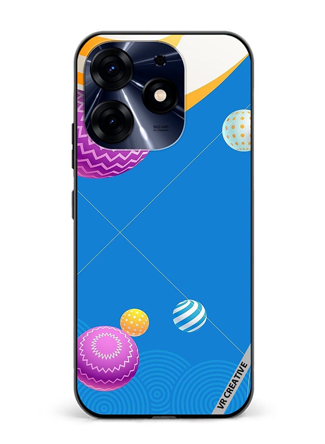 VR CREATIVE Protective Case Cover For Tecno Spark 10 Pro Abstract Design Multicolour - Image 1