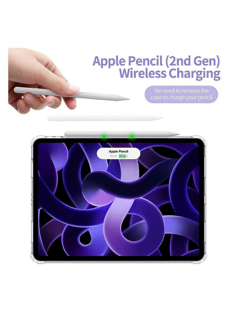 iPad Air 5th Generation Case, TPU Cover for iPad Air 5th/4th Generation 10.9 Inch 2022/2020，Frosted Transparent Shockproof Protective Case - Image 3