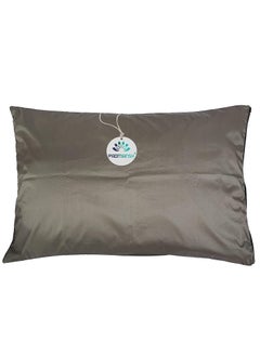 Padmansh Padmansh Breathable Waterproof Dustproof and Hypoallergenic Pillow Protector Protects Against Dust Mites and Allergens Size 18 X 27 Inches Brown  - Image 3