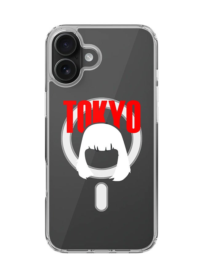 Stylizedd For iPhone 16 Plus Case [Compatible with MagSafe] Slim Magnetic cover Clear Phone Case - Tokyo - Image 1