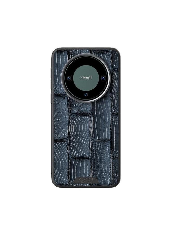 Zaboon - Case For Huawei Mate 60 Pro / 60 Pro+ ABEEL Beast Pattern 6D Micro-Embossed MagSafe Genuine Leather Phone Case - Image 1