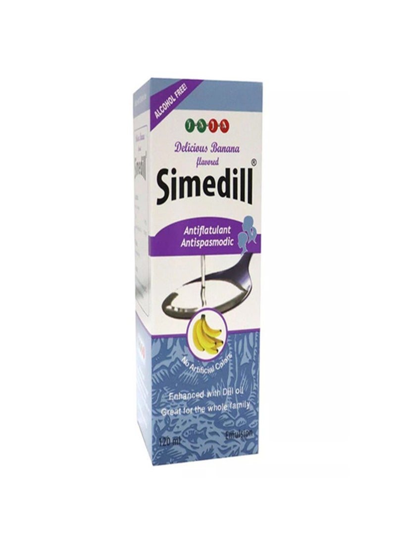 Antiflatulant, Antispasmodic And Banana Flavored Syrup 120Ml - pzsku/Z5A03B1479BF110CD7BDFZ/45/_/1733900508/1d996c43-a808-49b3-abfc-acfccd645755