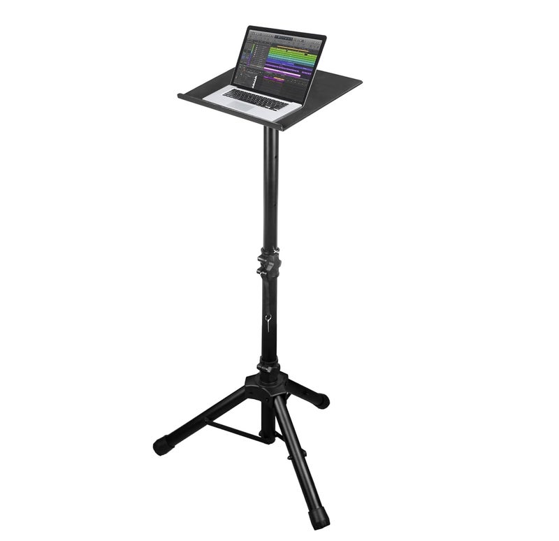 Softline Pro Heavy Duty Multipurpose Adjustable Portable Tripod Stand for Workstation Music DJ Projector Mixer Projector Laptop Stand Professional & Height Adjustable (SP-PS003) - Image 1