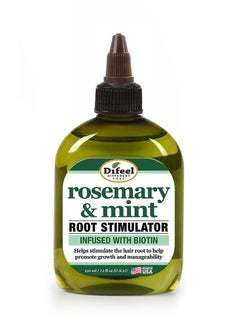 difeel Difeel Rosemary and Mint Root Stimulator Oil with Biotin for Hair Growth, 7.1 oz. - Hair Growth Scalp Treatment  - Image 2