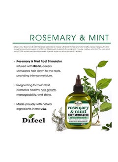 difeel Difeel Rosemary and Mint Root Stimulator Oil with Biotin for Hair Growth, 7.1 oz. - Hair Growth Scalp Treatment  - Image 3