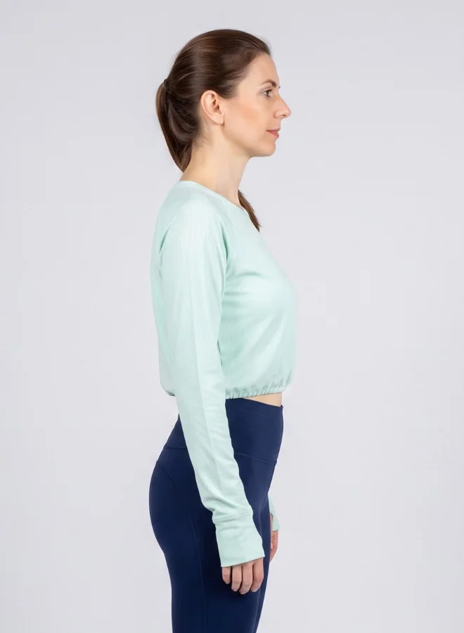 Zaecy Prism Women's Full Sleeve Crop Top for Women | Best Price UAE
