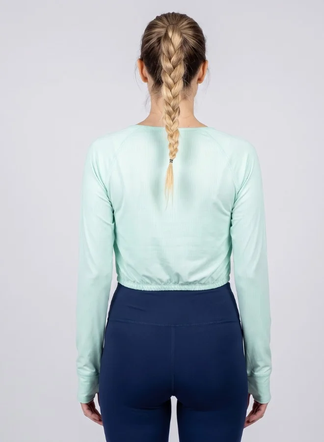 Zaecy Prism Women's Full Sleeve Crop Top for Women | Best Price UAE