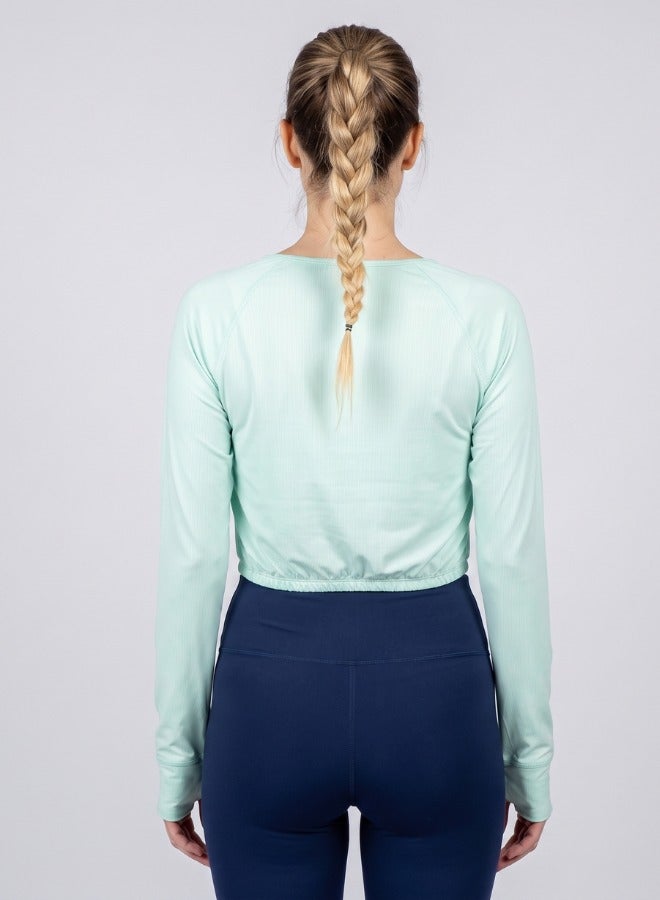 ZAECY Women's Full Sleeve Crop Top - Image 4
