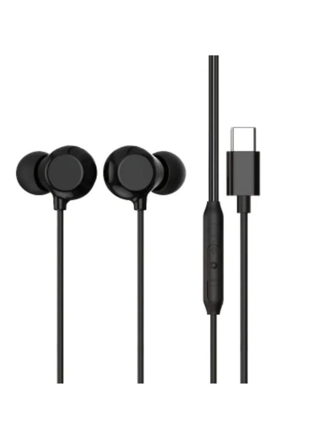 Soloffer Type-C In-Ear Earphones with Mic – USB-C Wired Headphones with Button Control, Stereo Sound & Deep Bass, Compatible with iPhone 16/16 Pro/16 Pro Max, Samsung S25/S24/S23/S22 Ultra, Redmi Note & More - Image 1