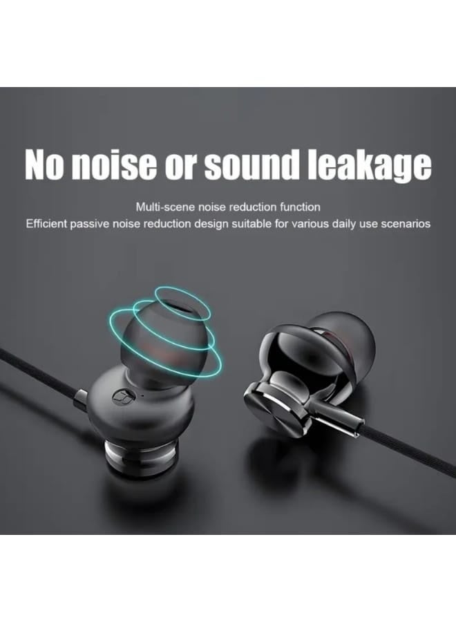 Soloffer Type-C In-Ear Earphones with Mic – USB-C Wired Headphones with Button Control, Stereo Sound & Deep Bass, Compatible with iPhone 16/16 Pro/16 Pro Max, Samsung S25/S24/S23/S22 Ultra, Redmi Note & More - Image 3