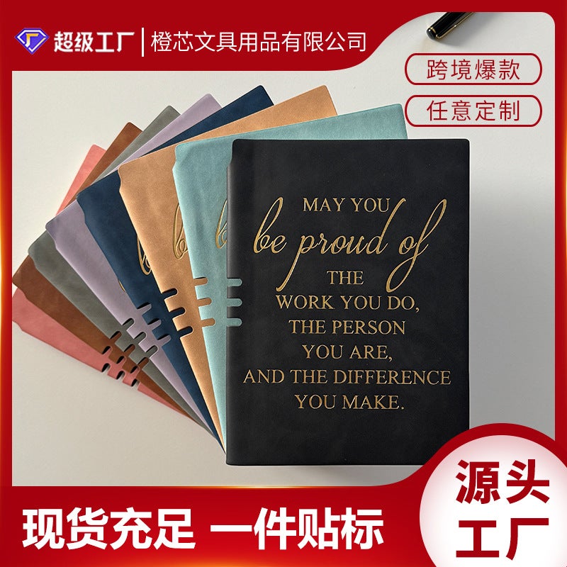 Incentive Notebook Can Be Inserted Into The Pen Leather Surface, Temu Gift, Hand Ledger, Notepad, Ready For Rechargeable Version - Image 2