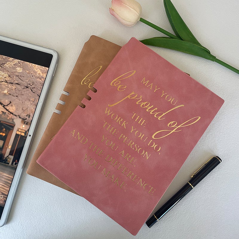 Incentive Notebook Can Be Inserted Into The Pen Leather Surface, Temu Gift, Hand Ledger, Notepad, Ready For Rechargeable Version - Image 3
