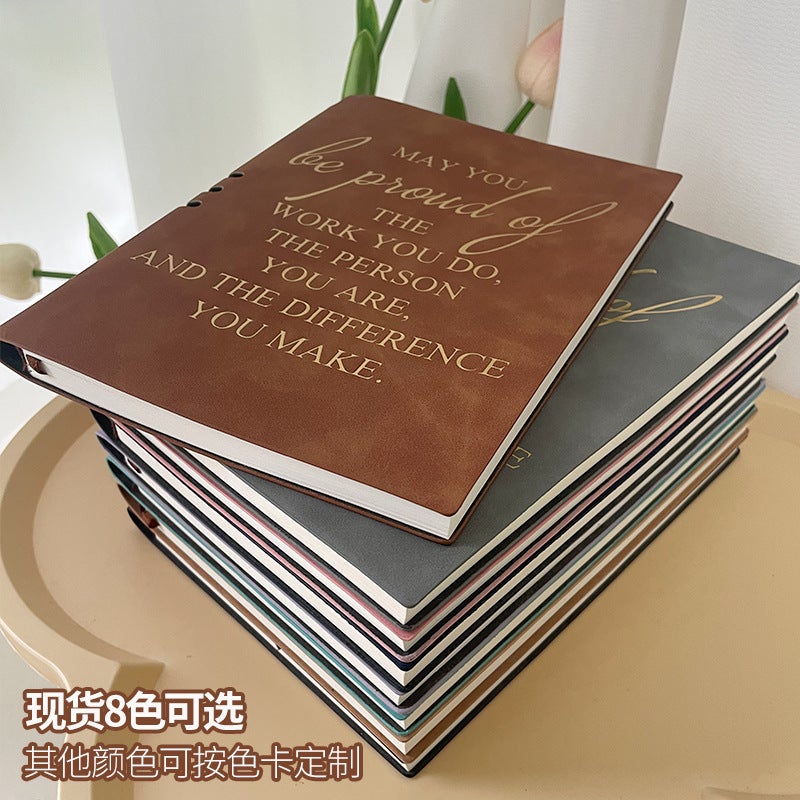 Incentive Notebook Can Be Inserted Into The Pen Leather Surface, Temu Gift, Hand Ledger, Notepad, Ready For Rechargeable Version - Image 5