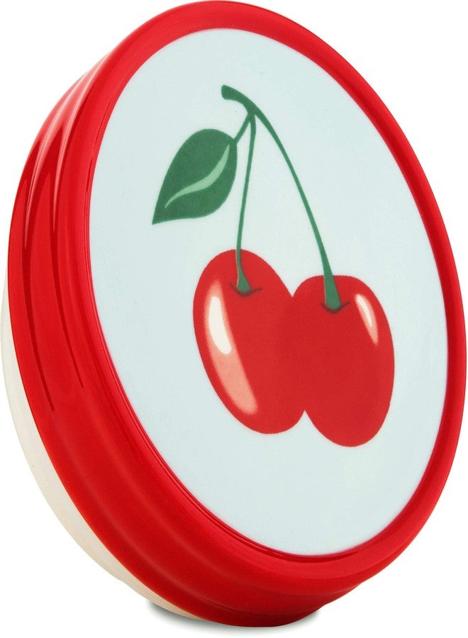 شركة بافيليون جيفت برطمان بسكويت سيراميك من شركة بافيليون جيفت، تصميم "أنت وأنا" من جيسي ستيل، 9 بوصات، بنقشة الكرز - Image 2