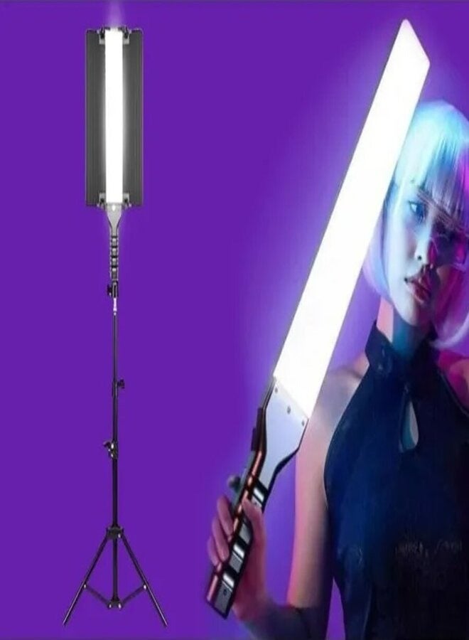 showkah RGB Handheld LED Camera Light Photography Light Dimmable Studio Lights for Photo Shooting | Vlog Making | Reels Making | Filming | Video Making Strip Light LED Wand Light Stick - Image 5