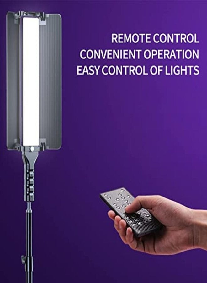 showkah RGB Handheld LED Camera Light Photography Light Dimmable Studio Lights for Photo Shooting | Vlog Making | Reels Making | Filming | Video Making Strip Light LED Wand Light Stick - Image 4