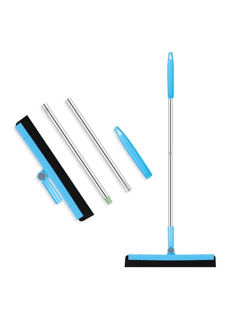 Excefore 3 Parts Floor Squeegee Scrubber Heavy Duty Professional Foam Water Wiper Scraper with Adjustable Knuckle Joint Window Squeegee Cleaner - Image 1