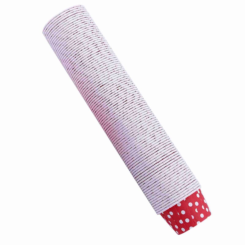 100pcs Paper Cake Cupcake Liner Case Wrapper Muffin Baking Cup for Party Wedding Red - Image 3