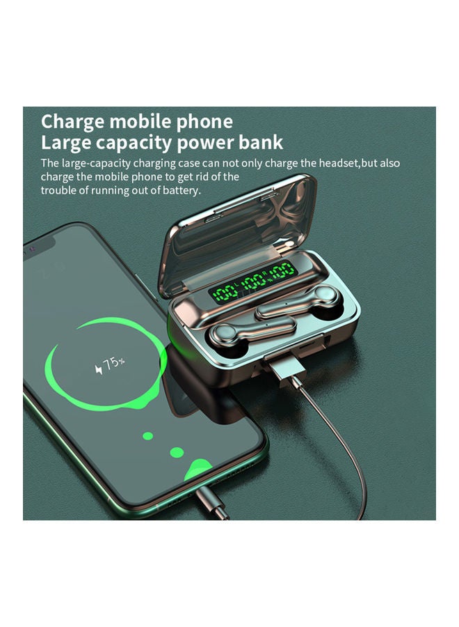 NIBEMINENT TWS Bluetooth 5.1 Wireless Headphones Black - Image 2