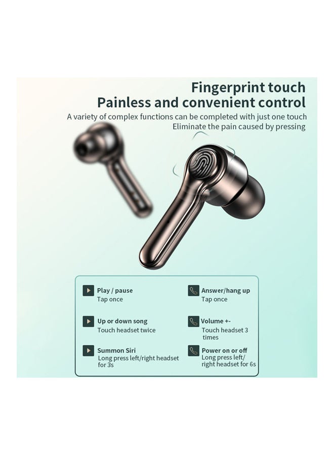 NIBEMINENT TWS Bluetooth 5.1 Wireless Headphones Black - Image 4