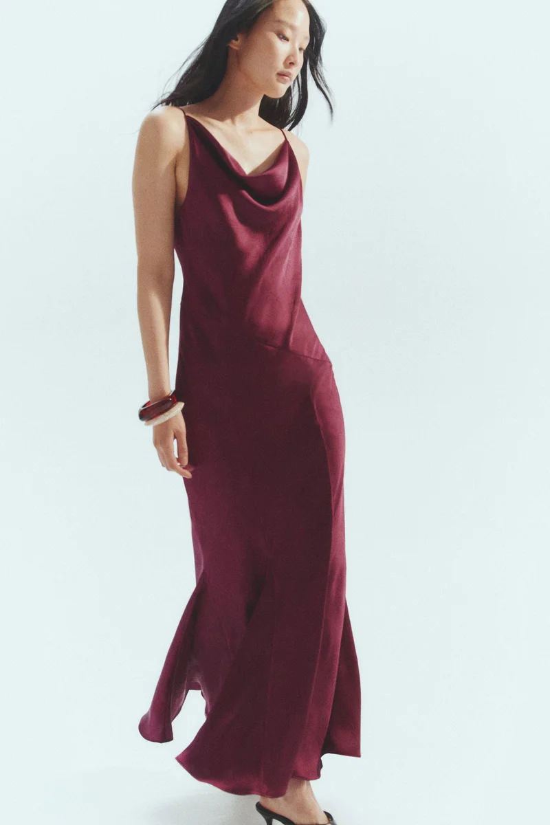 H&M Satin slip dress