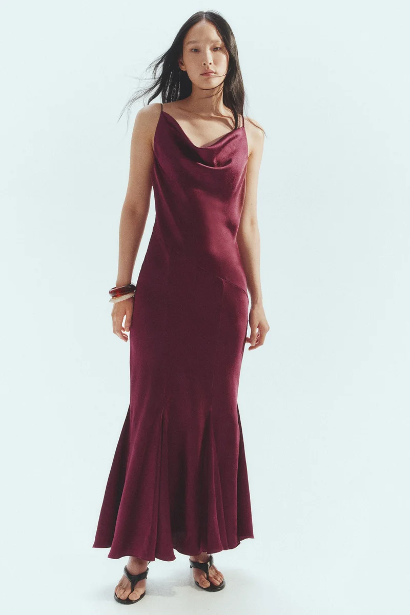 H&M Satin slip dress