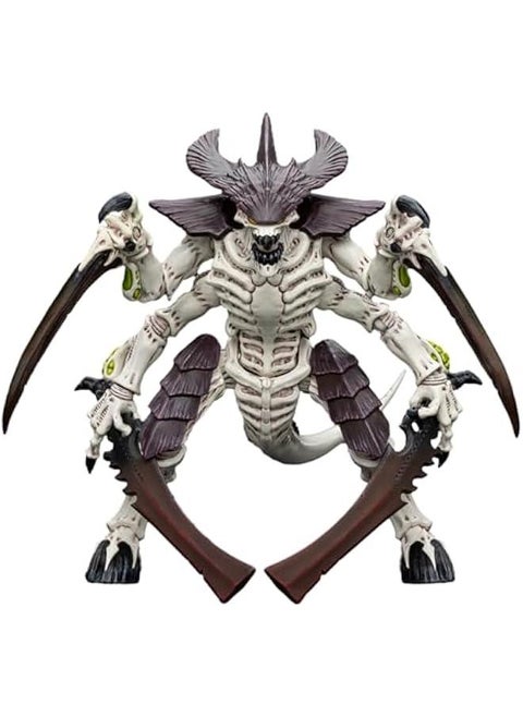 JOYTOY Warhammer 40K Series, Tyranids Hive Fleet Leviathan Tyranid Warrior with Boneswords 2 JT8766, 1/18 Scale Collectible Action Figure