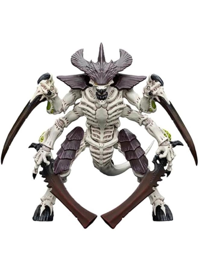 null - JOYTOY Warhammer 40K Series, Tyranids Hive Fleet Leviathan Tyranid Warrior with Boneswords 2 JT8766, 1/18 Scale Collectible Action Figure - Image 1