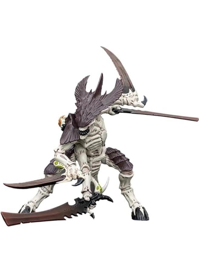 null - JOYTOY Warhammer 40K Series, Tyranids Hive Fleet Leviathan Tyranid Warrior with Boneswords 2 JT8766, 1/18 Scale Collectible Action Figure - Image 1