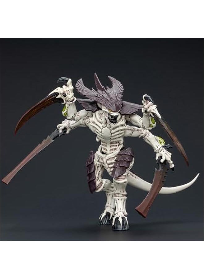 null - JOYTOY Warhammer 40K Series, Tyranids Hive Fleet Leviathan Tyranid Warrior with Boneswords 2 JT8766, 1/18 Scale Collectible Action Figure - Image 1